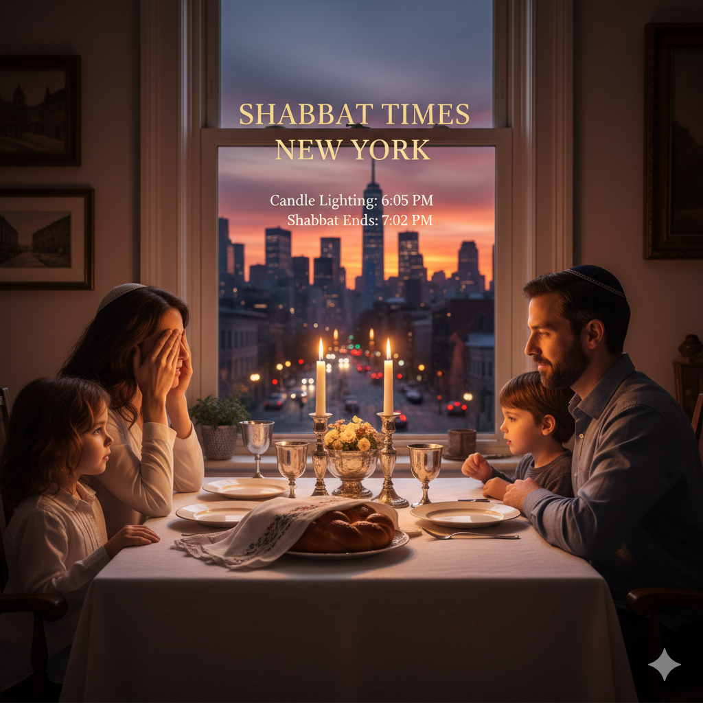 shabbat times new york