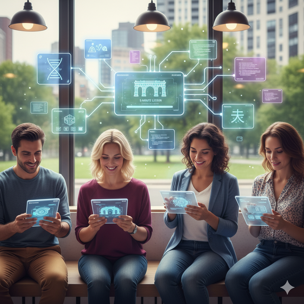 Microlearning Systems in Higher Education: How Colleges Use Bite-Sized Learning in 2025 1 Gemini Generated Image vke159vke159vke1 1