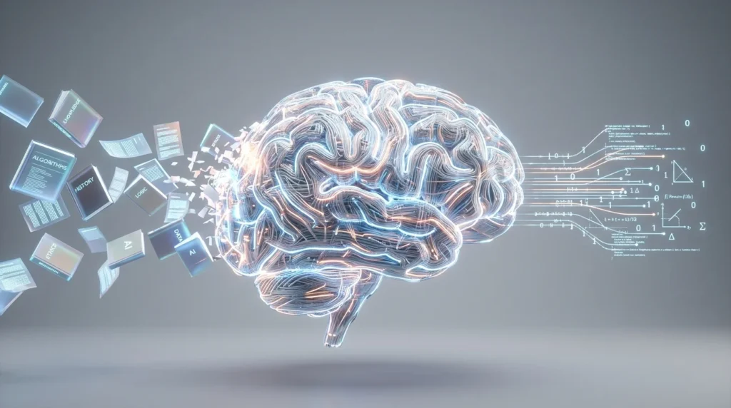 AI brain processing books documents 202607140108