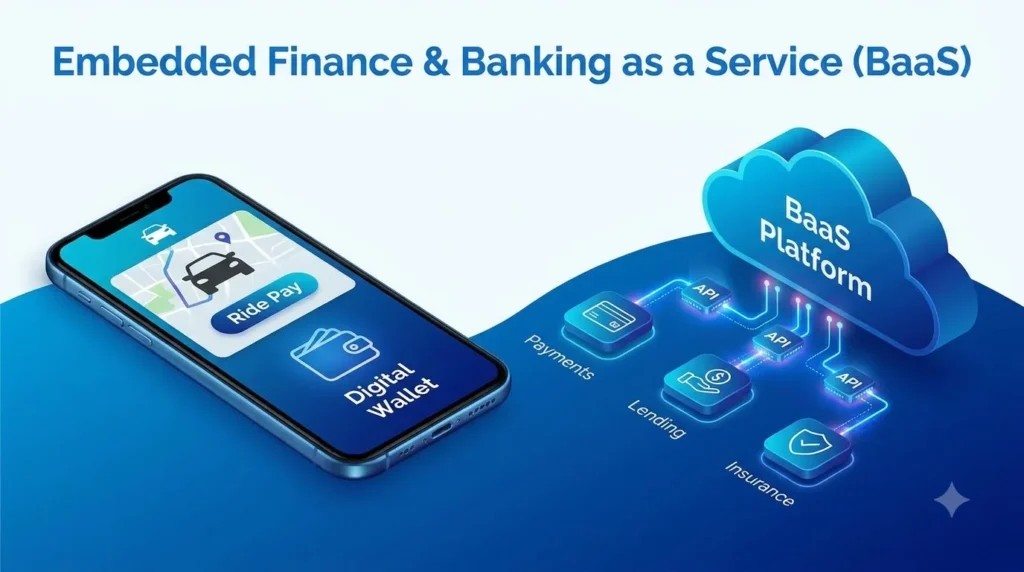 Top 7 Financial Technology Trends (2026): Key Shifts Shaping Fintech 4 Embedded finance and BaaS 202608111211
