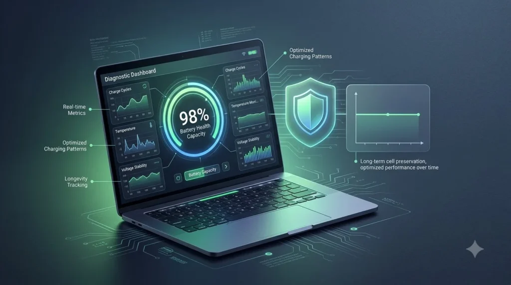 Monitoring laptop battery health 202608051032