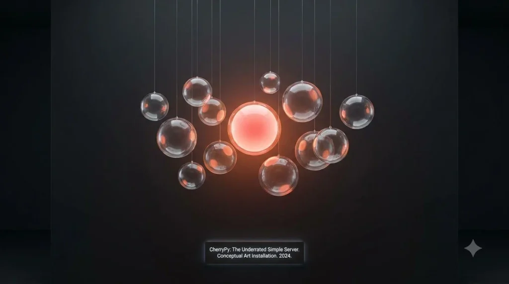 Best Python Web Frameworks (2026): Top 7 Compared & Ranked 8 Glowing glass spheres in space 20261010144044