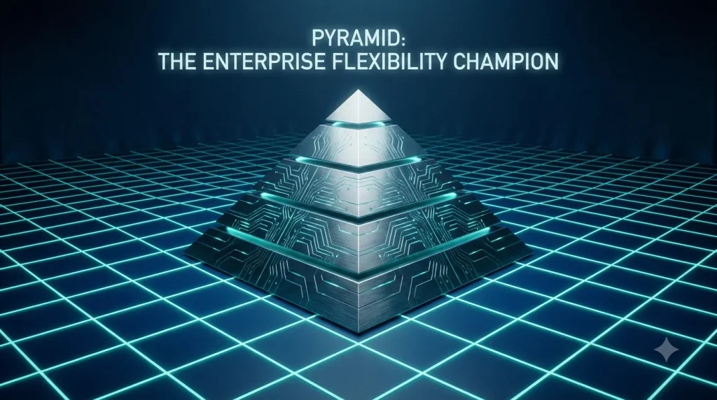 Best Python Web Frameworks (2026): Top 7 Compared & Ranked 6 Metallic pyramid glowing on grid 20261010143647
