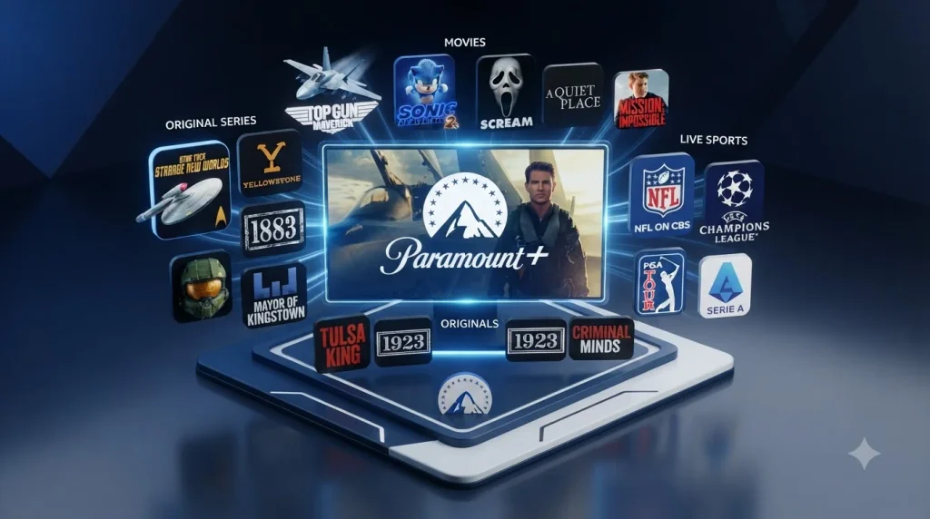 Best Streaming Platforms (2026): Top 10 Services Compared 8 Paramount entertainment hub render 20261013155305