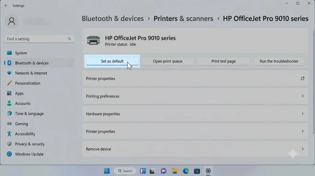 How to Set Your Preferred Default Printer (Windows 11 & 10): 3 Easy Ways 2 Set Default Printer Windows Sett… 20261017172411
